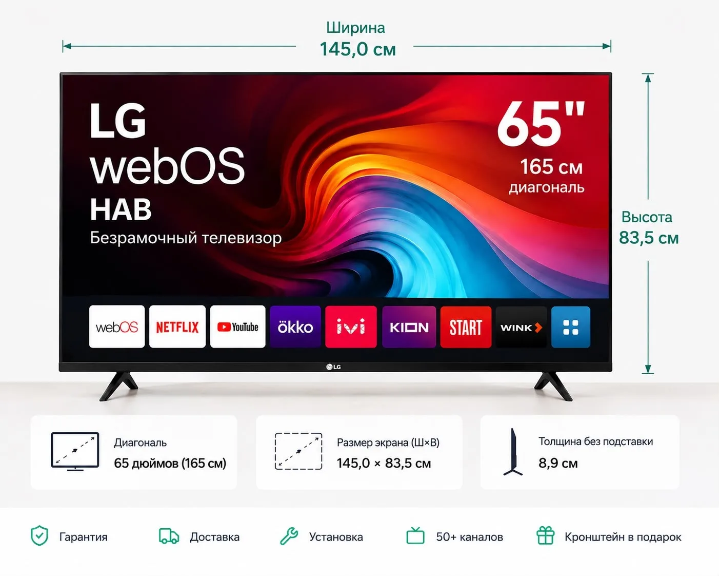 LG webOS Hab 65″