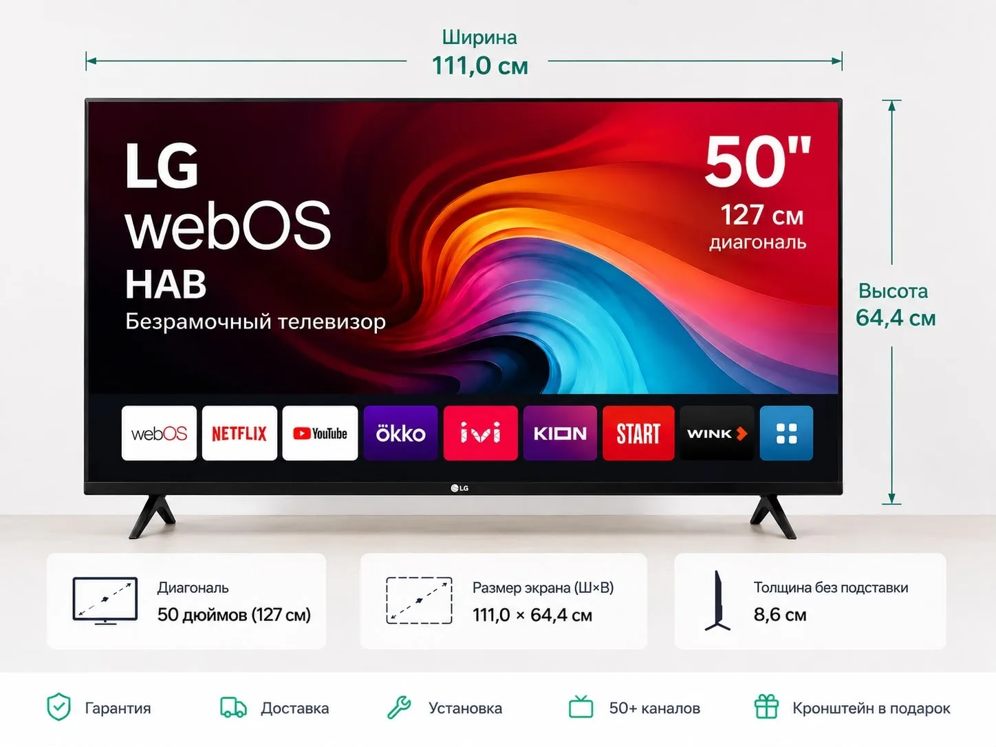LG webOS Hab 50″